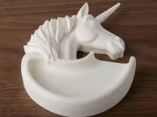 Unicorn Decorative Stand and Catch-all Tray