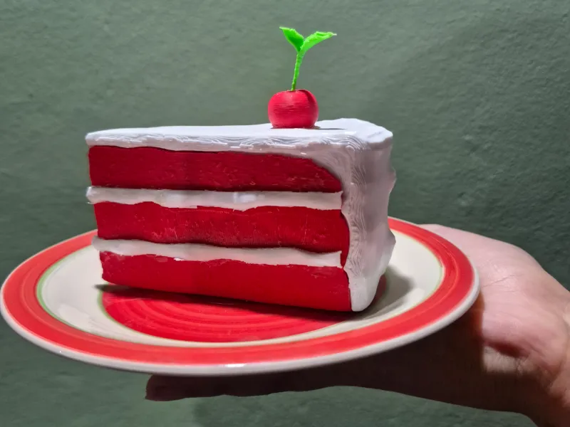Torta red velvet Multi Parte