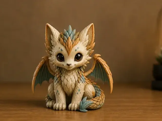 Süßer Fantasy-Drache