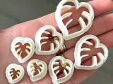 Monstera clay cutter, tiny earring cutter, monstera, leaf-0