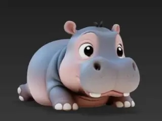 BABY MALE HIPPO