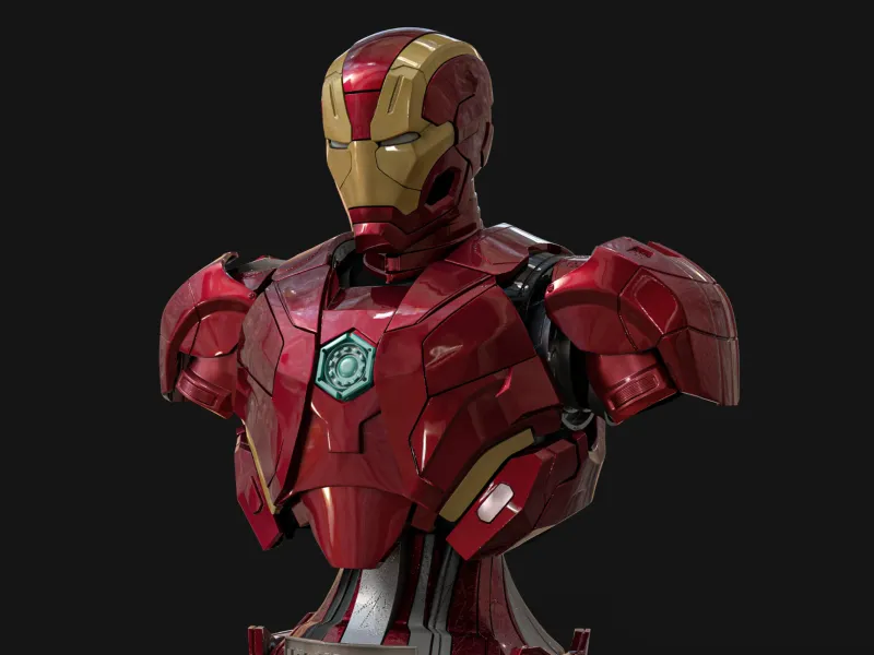 Iron man bust