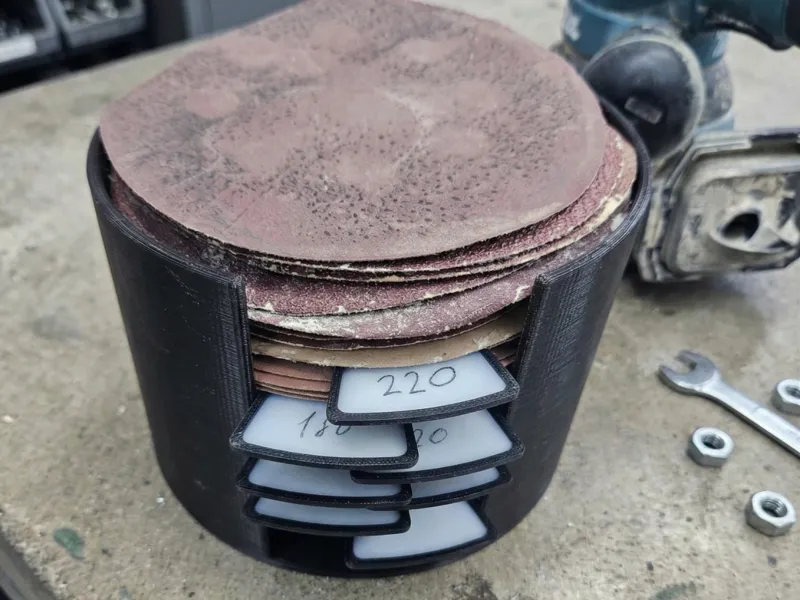 Sander Paper Organizer