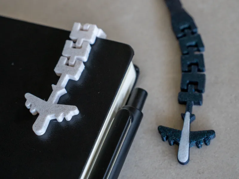 Flexible Airplane Bookmark – Travel Pack (Short + Long) with