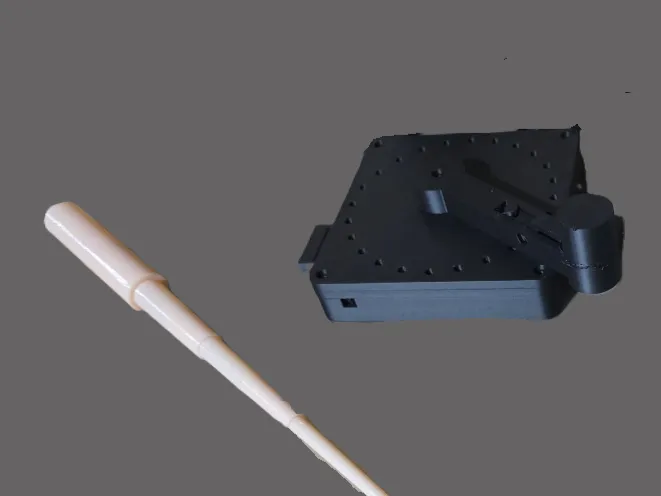 Growing Nose Hand Crank Kit: telescoping Pinocchio nose mech