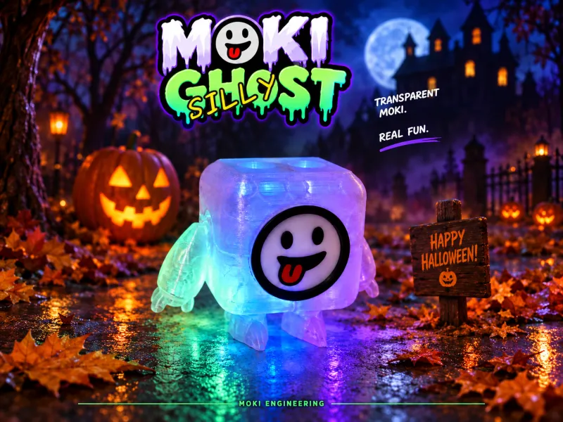 Moki Silly Ghost - Halloween Moki Silly Înfiorător și Trăsniț