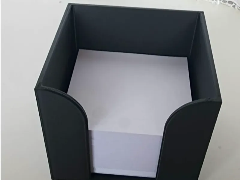 Minimalist Cube Memo Pad Holder - V2