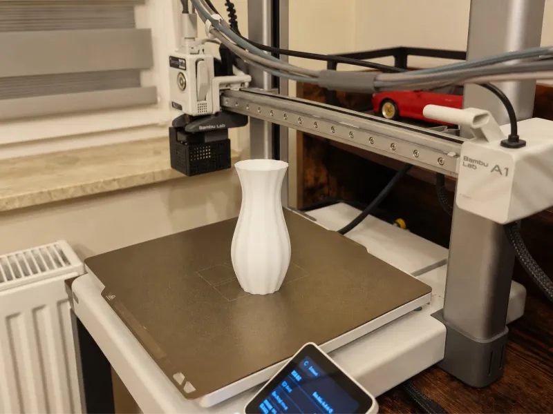Lobed Curved Vase