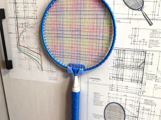 Badminton Racket Wall Mount