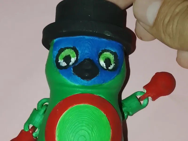 ミスターペンギン。可動式
