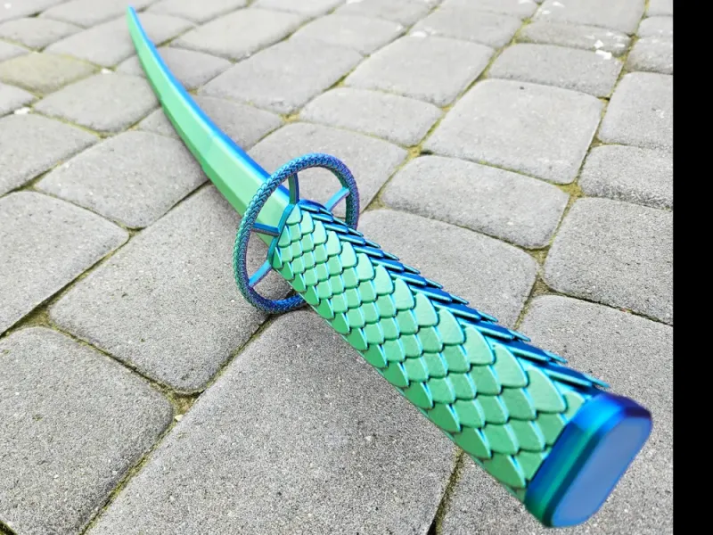 Katana Dragonite (Impression en place)
