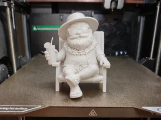 Santa relaxing after Christmas