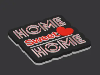 Wall Decoration Sweet Home
