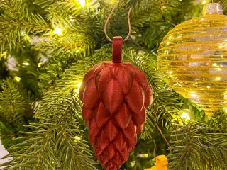 Modern Acorn Christmas Tree Ornament