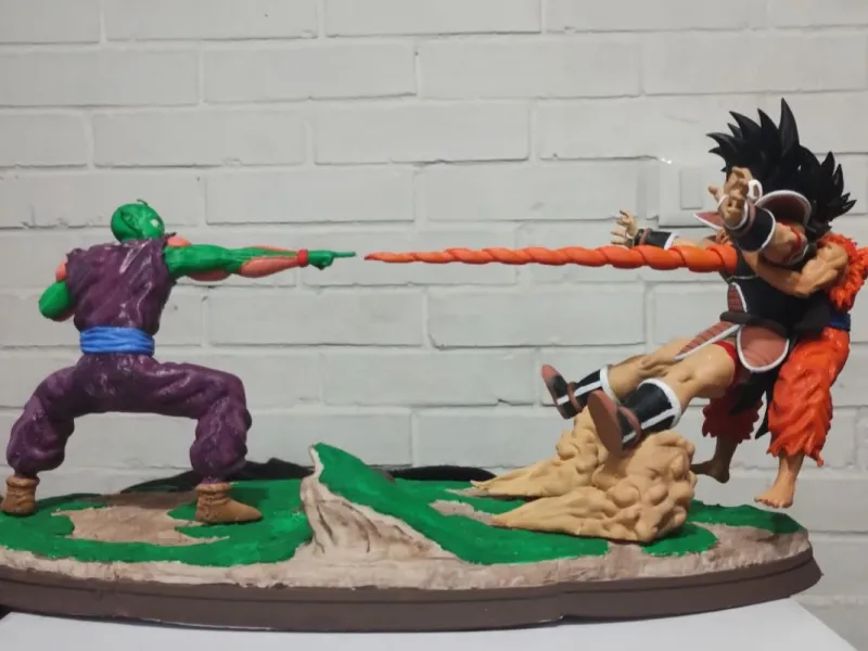 Goku, Picolo y Raditz