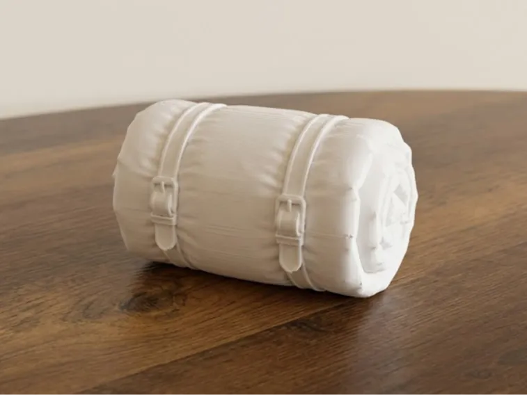 Rolled Sleeping Bag – Decorative Travel Model