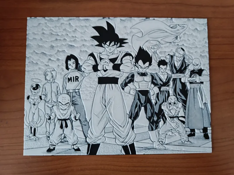 Dragon Ball - Impressão Fotográfica 3D