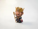 King Warrior Figurine Fantasy Mythology 3D Printable-0