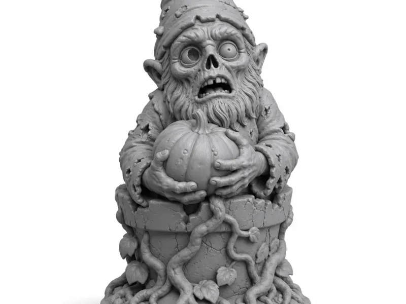 Zombie-Gartenzwerg