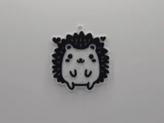 Cute Hedgehog Keychain