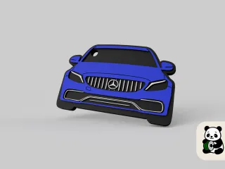 Mercedes C63s AMG - keychain