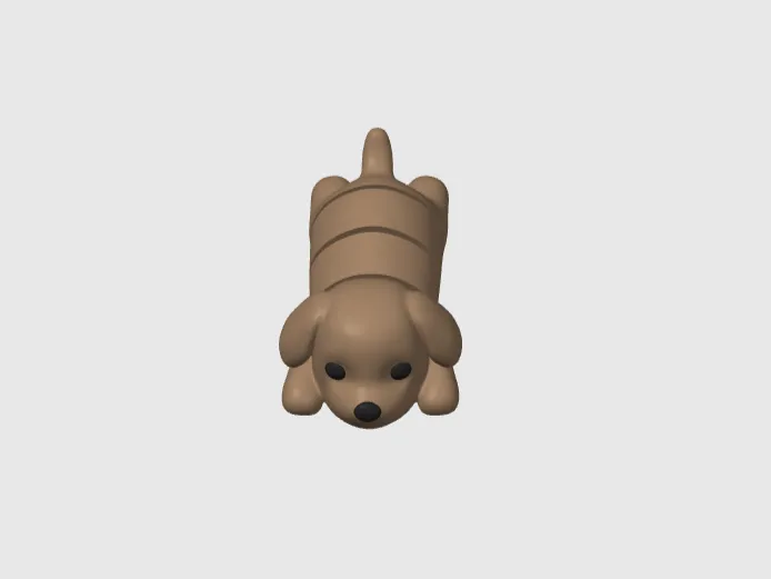 Flexi Puppy Keychain