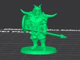 Dwarf Warrior Fantasy Miniature-0