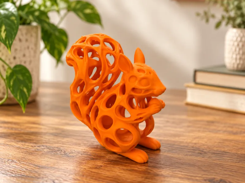 Voronoi Squirrel – Cute Animal Sculpture