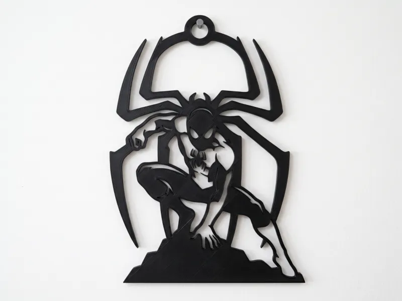 Spider-Man Action Wall Art Piece - Fan Art - Home Decor
