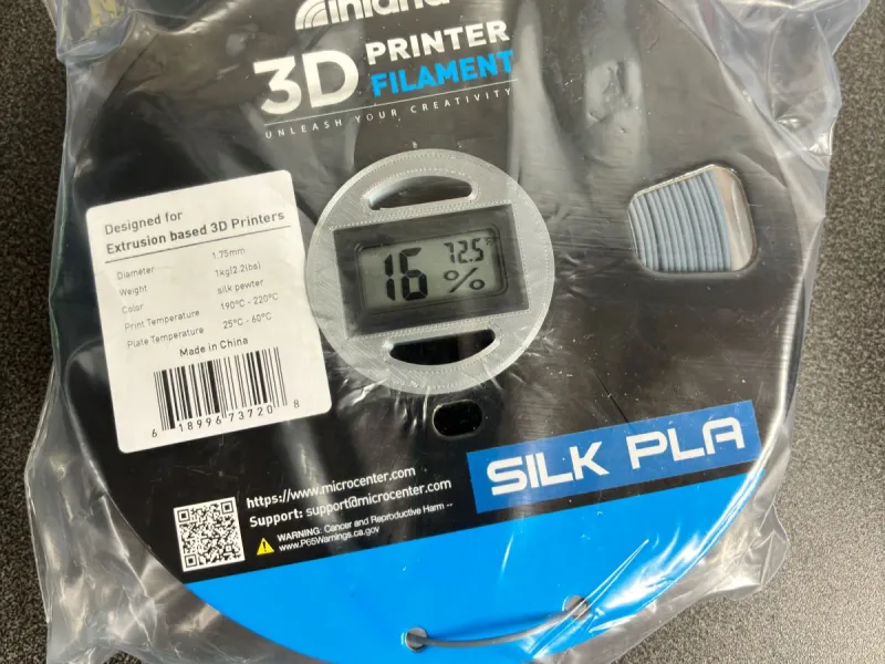 Spool Center Hygrometer Mount