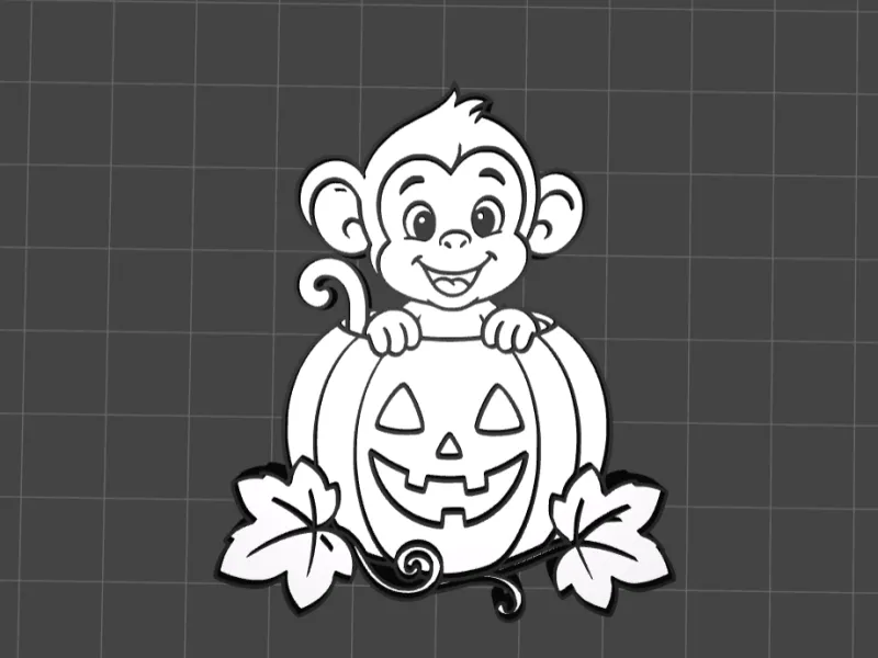 Monkey Pumpkin