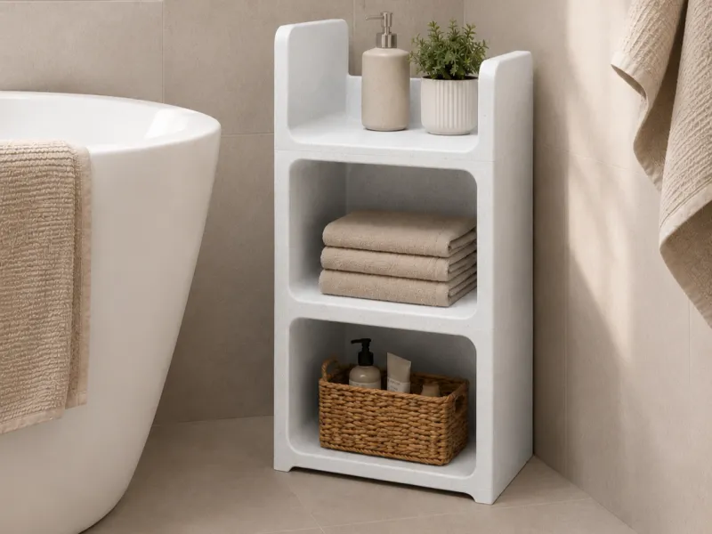 Modern 3-tier Bathroom storage shelf