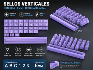 Sellos 6 cmm verticales