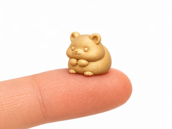 Mignonne figurine de hamster | Petit compagnon de bureau
