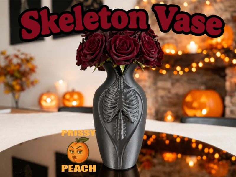 Rib Halloween Vase