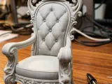 royal throne with crown-0