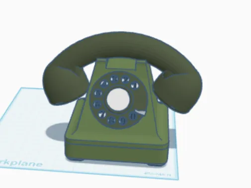 old fashion phone