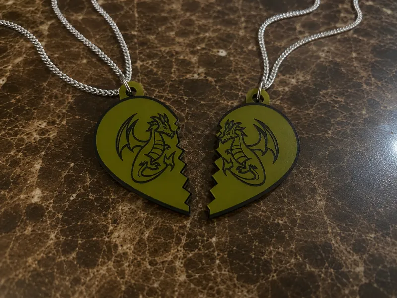 Dragon friendship pendant