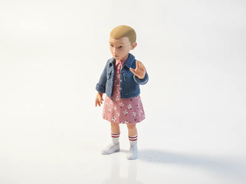Elf Stranger Things Figurine Filme TV 3D-druckbar