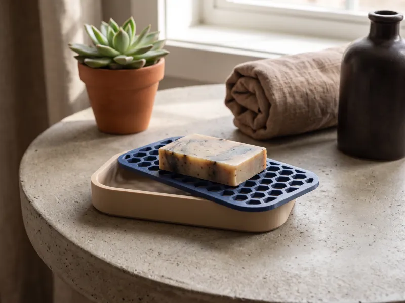 Kitchen Soap Tray Top - Honeycomb Drainage Insert