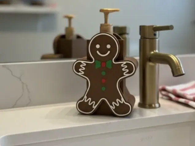Gingerbread bath and body works foam soap holder