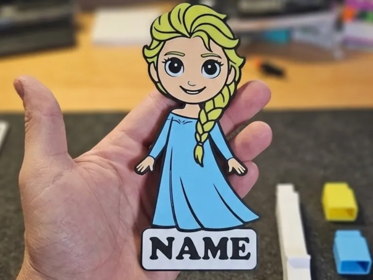 elsa frozen TU NOMBRE