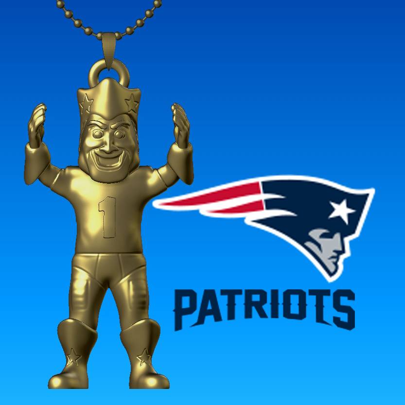 NFL - Necklaces New England Patriots - Hanging Figurine