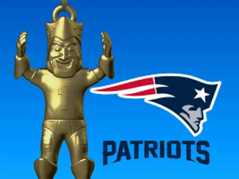 NFL - Necklaces New England Patriots - Hanging Figurine