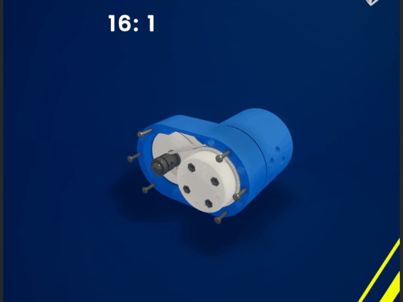 Gearbox for Nema 17 Motor 16:1