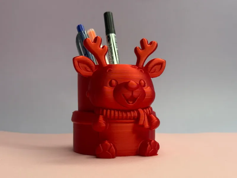 Reindeer pencil holder/organizer