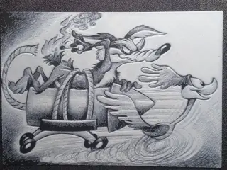 Hueforge correcaminos y coyote