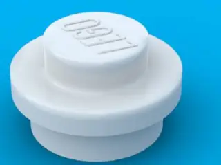 LEGO Plate, Round 1 x 1