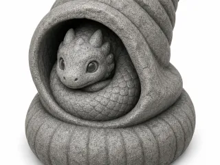 Baby wyrm in shell