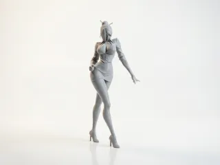 Headmistress Female Figure Statue 3D Printable